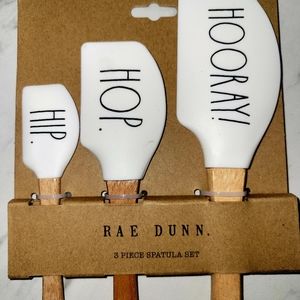 Rae Dunn. HIP. HOP. HOORAY. 3 Piece Spatulas